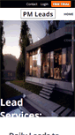 Mobile Screenshot of pmleads.com